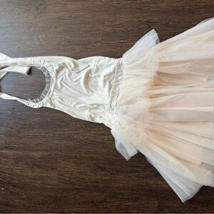 Elegant Cream bridal Dress